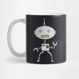 Robot retro Science-Fiction Comic Mug